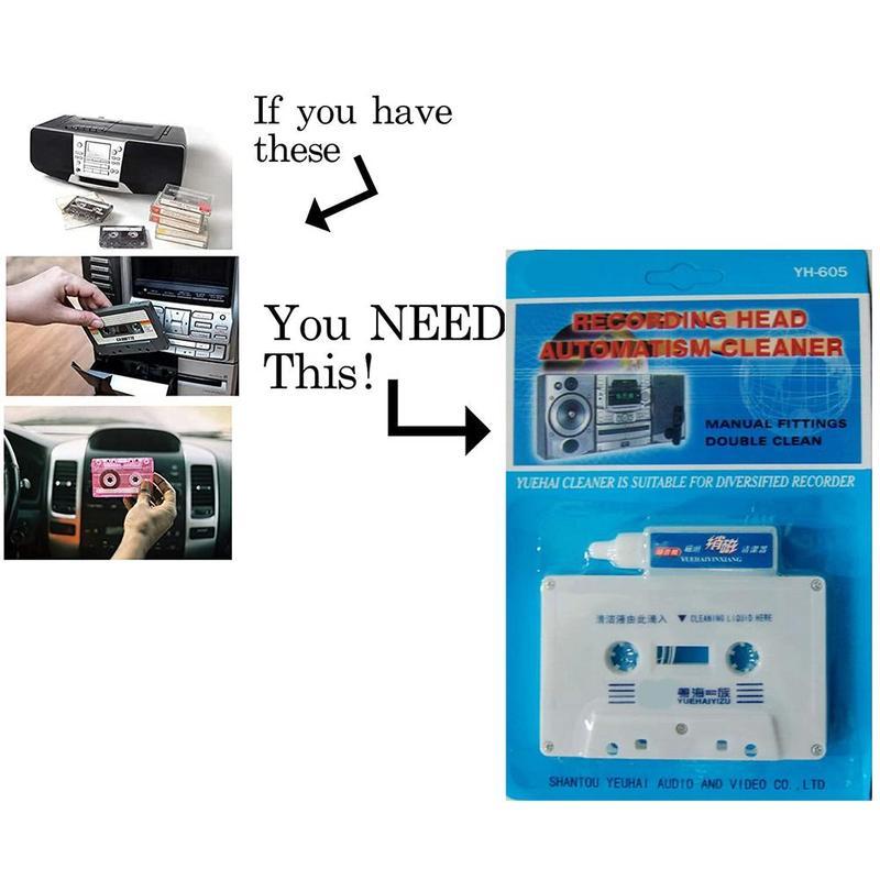Cassette Tape Head - Cassette Tape Head Cleaner Demagnetizer Kits