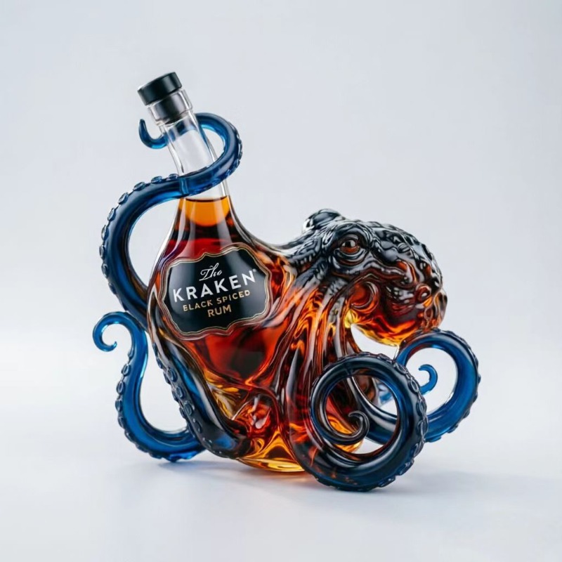 Whiskey Decanter, Sea Monster  - đánh giá và giá Vintage Collectible Glassware