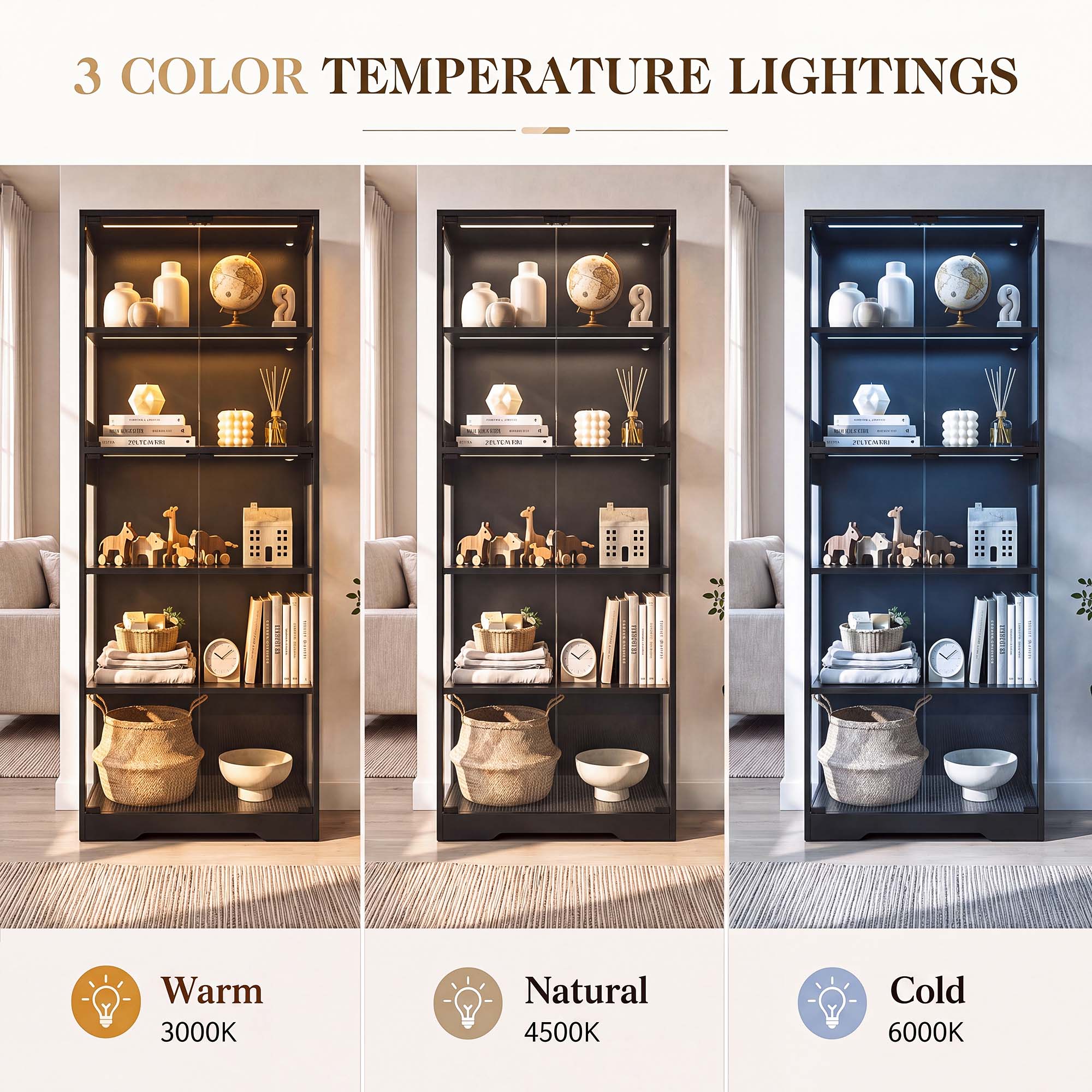 TCGBKAF 5‑Tier Display Cabinet - đánh giá và giá Collectible & Vintage Dolls For Wedding