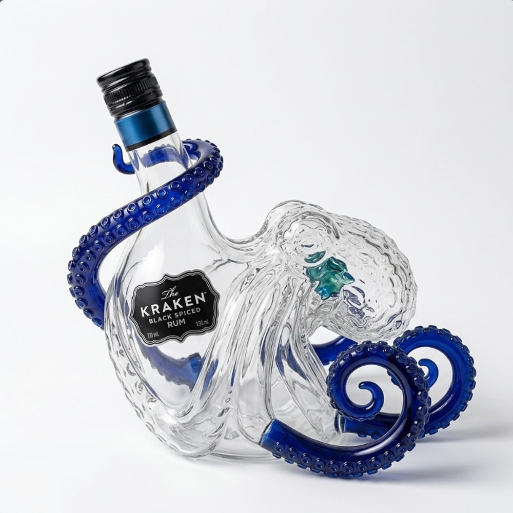 Kraken Octopus Whiskey Decante - đánh giá và giá Vintage Collectible Glassware