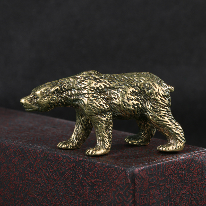 1PC Vintage Solid Brass Bear S - đánh giá và giá Vintage Collectible Bears