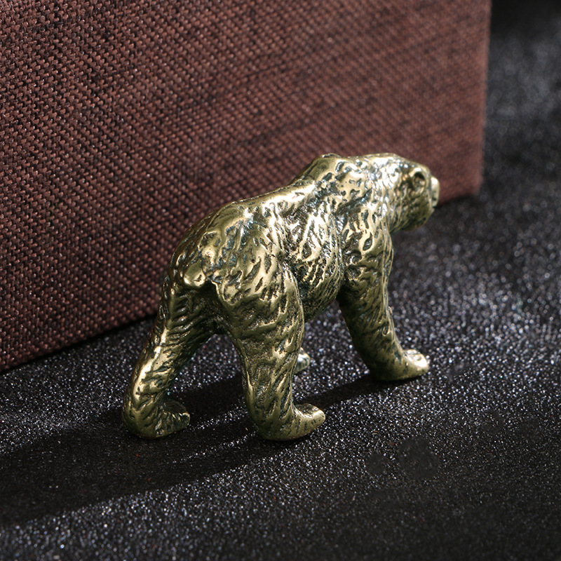 1PC Vintage Solid Brass Bear S - đánh giá và giá Vintage Collectible Bears