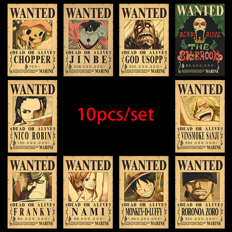 10pcs Anime One Piece Luffy 3  - đánh giá và giá Vintage Things Collection