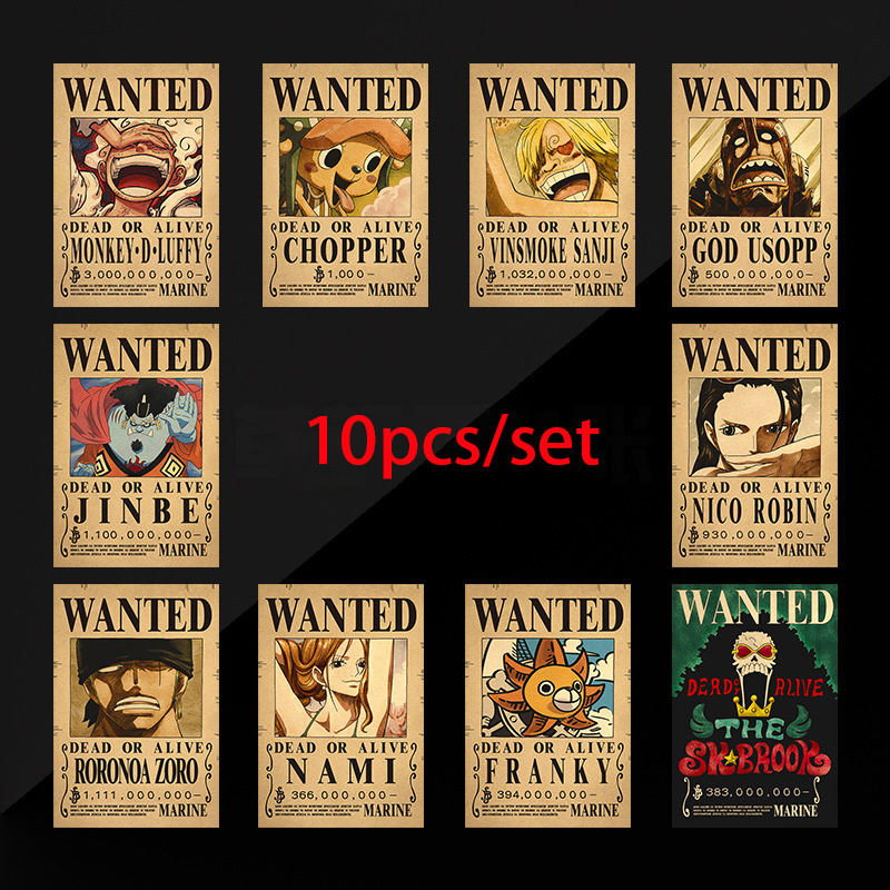 10pcs Anime One Piece Luffy 3  - đánh giá và giá Vintage Things Collection