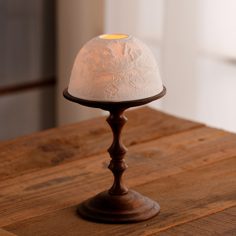 Vintage Walnut Candle Holder w - đánh giá và giá Collectible Vintage Matches