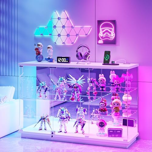 RGB Glass Display Cabinet with - đánh giá và giá Collectible & Vintage Dolls For Wedding