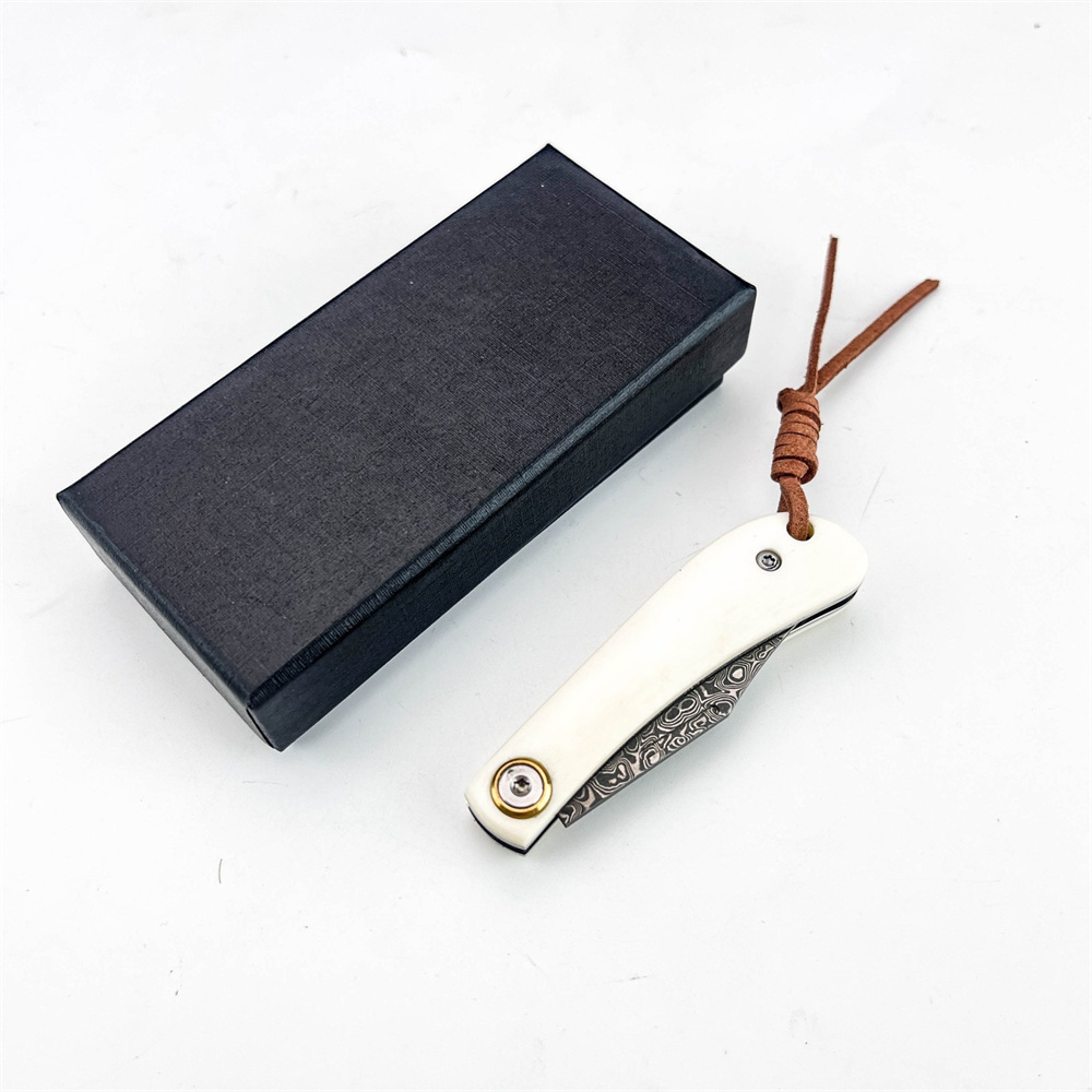 Compact Vintage Damascus Foldi - đánh giá và giá Vintage Collectible Pocket Knives