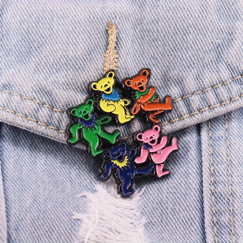 Dancing Bears Enamel Pin Rock  - đánh giá và giá Vintage Collectible Bears