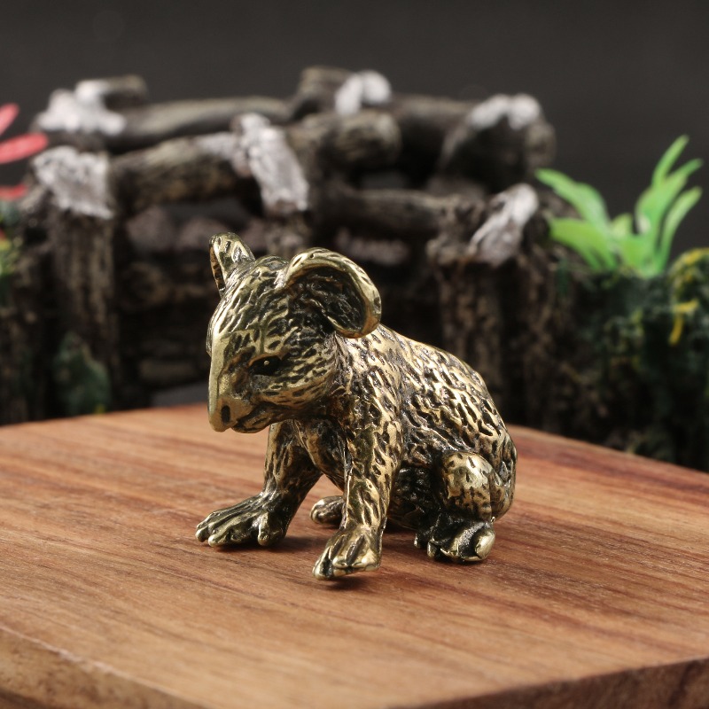1 PC Vintage Hand Carved Brass - đánh giá và giá Vintage Collectible Bears