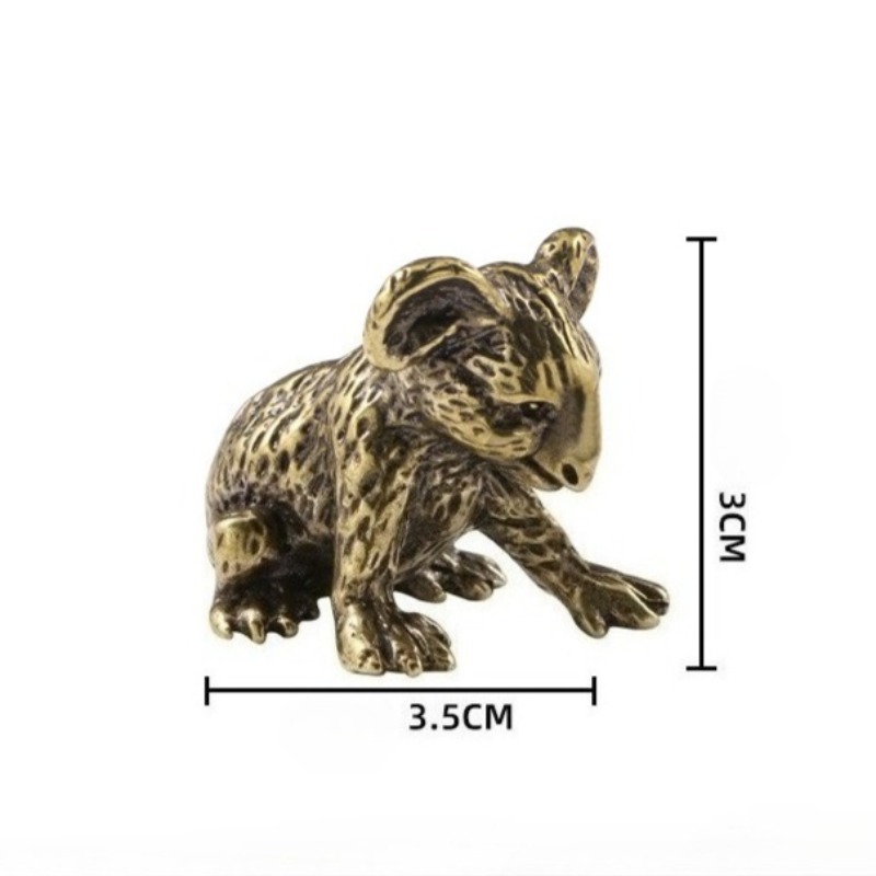 1 PC Vintage Hand Carved Brass - đánh giá và giá Vintage Collectible Bears