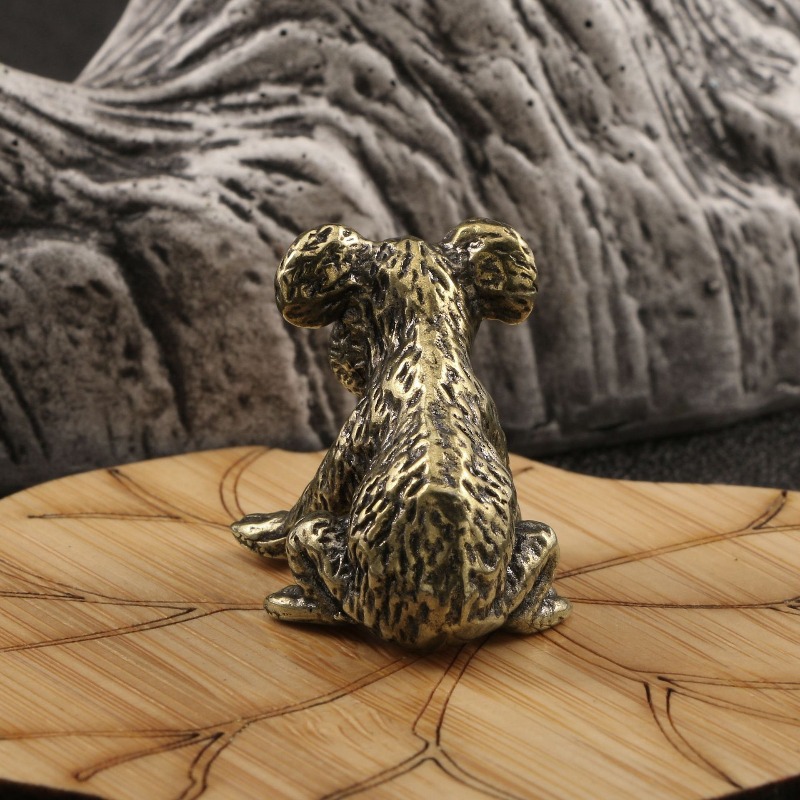 1 PC Vintage Hand Carved Brass - đánh giá và giá Vintage Collectible Bears