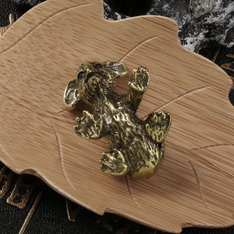 1 PC Vintage Hand Carved Brass - đánh giá và giá Vintage Collectible Bears