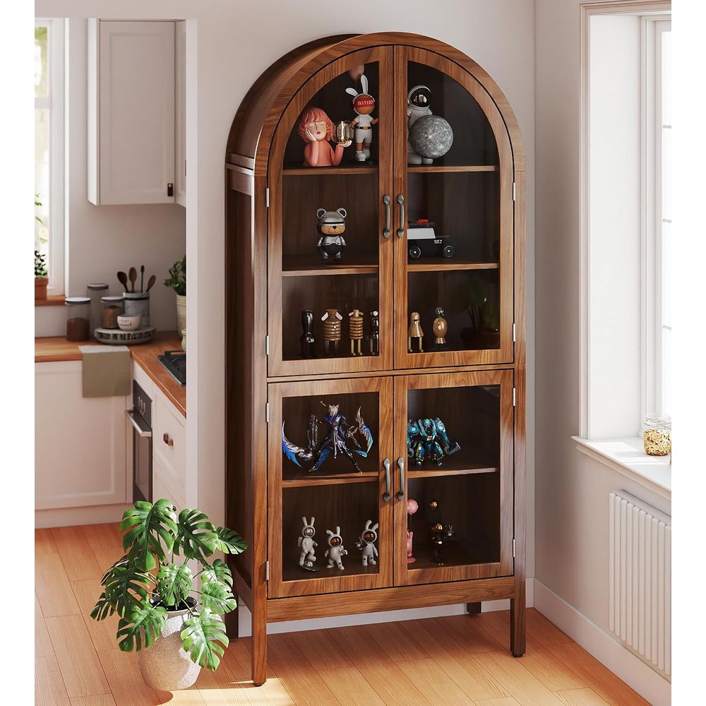 70.9 Tall Walnut Acrylic Glass - đánh giá và giá Collectible & Vintage Dolls For Wedding