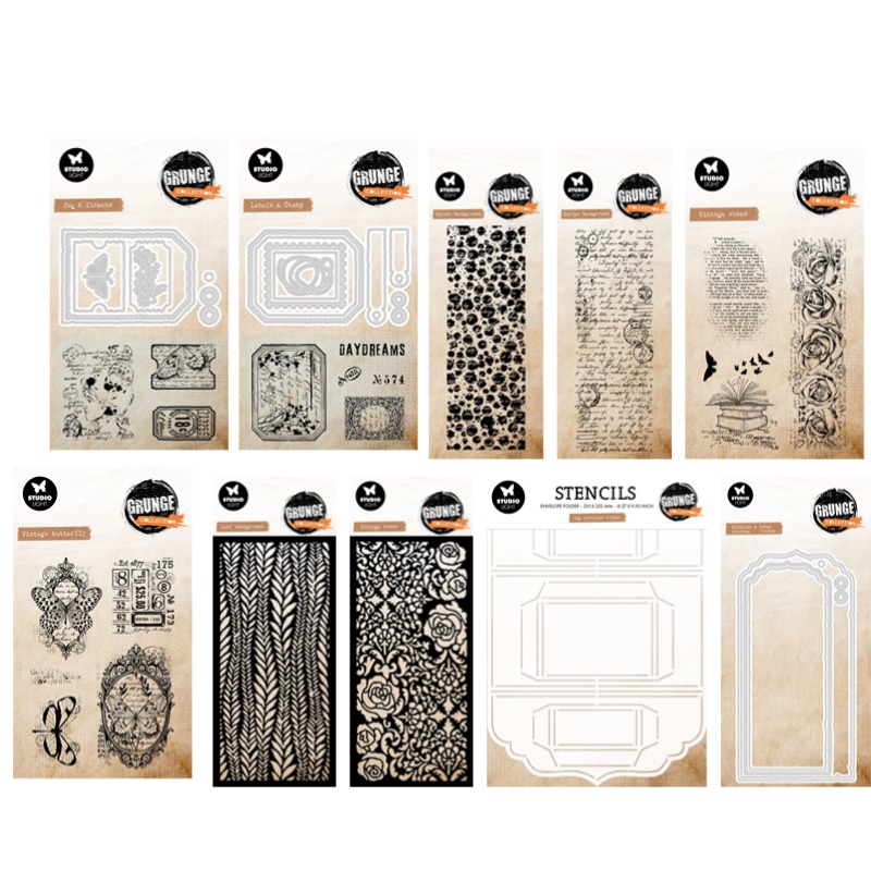 Tag Envelope Grunge Collection - đánh giá và giá Vintage Collectible Figures