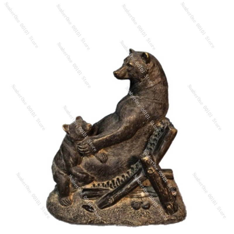 Antique Bronze Bear Ornament V - đánh giá và giá Vintage Collectible Bears