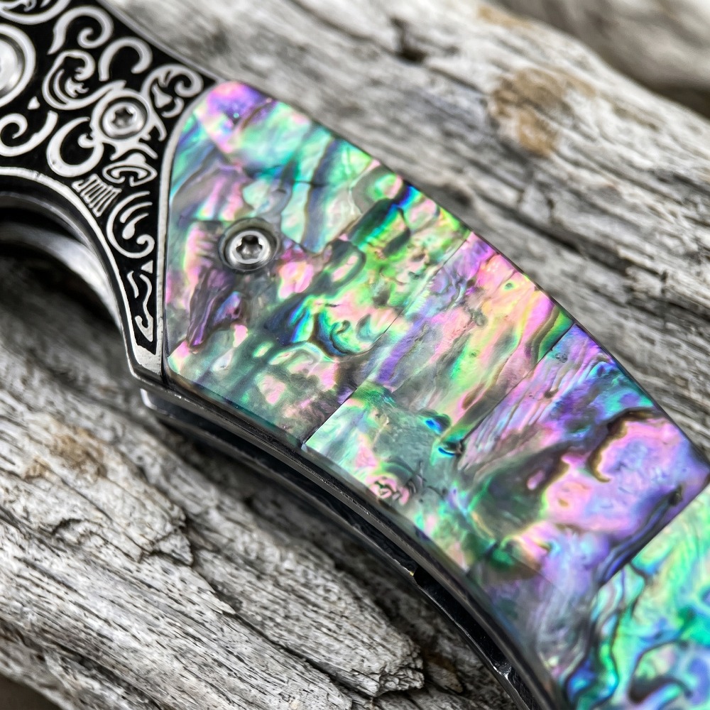 New Vintage Damascus Pattern B - đánh giá và giá Vintage Collectible Pocket Knives
