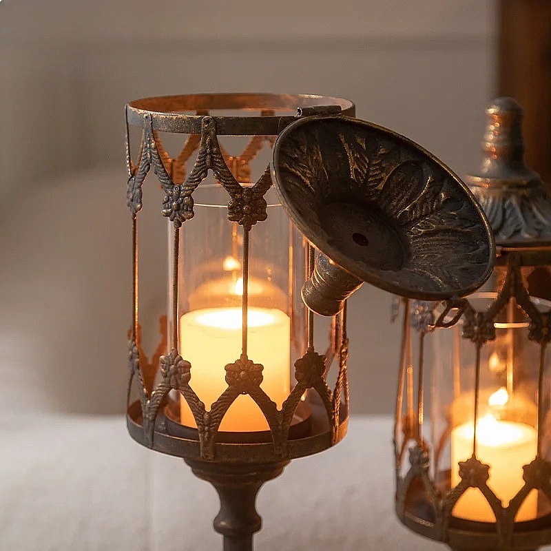 Outdoor Metal Candelabra Rainp - đánh giá và giá Collectible Vintage Matches