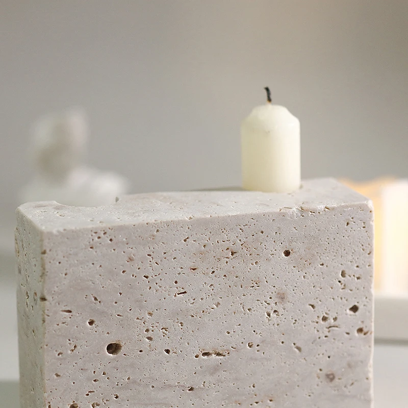 2 Holes Marble Taper Candle Ho - đánh giá và giá Collectible Vintage Matches