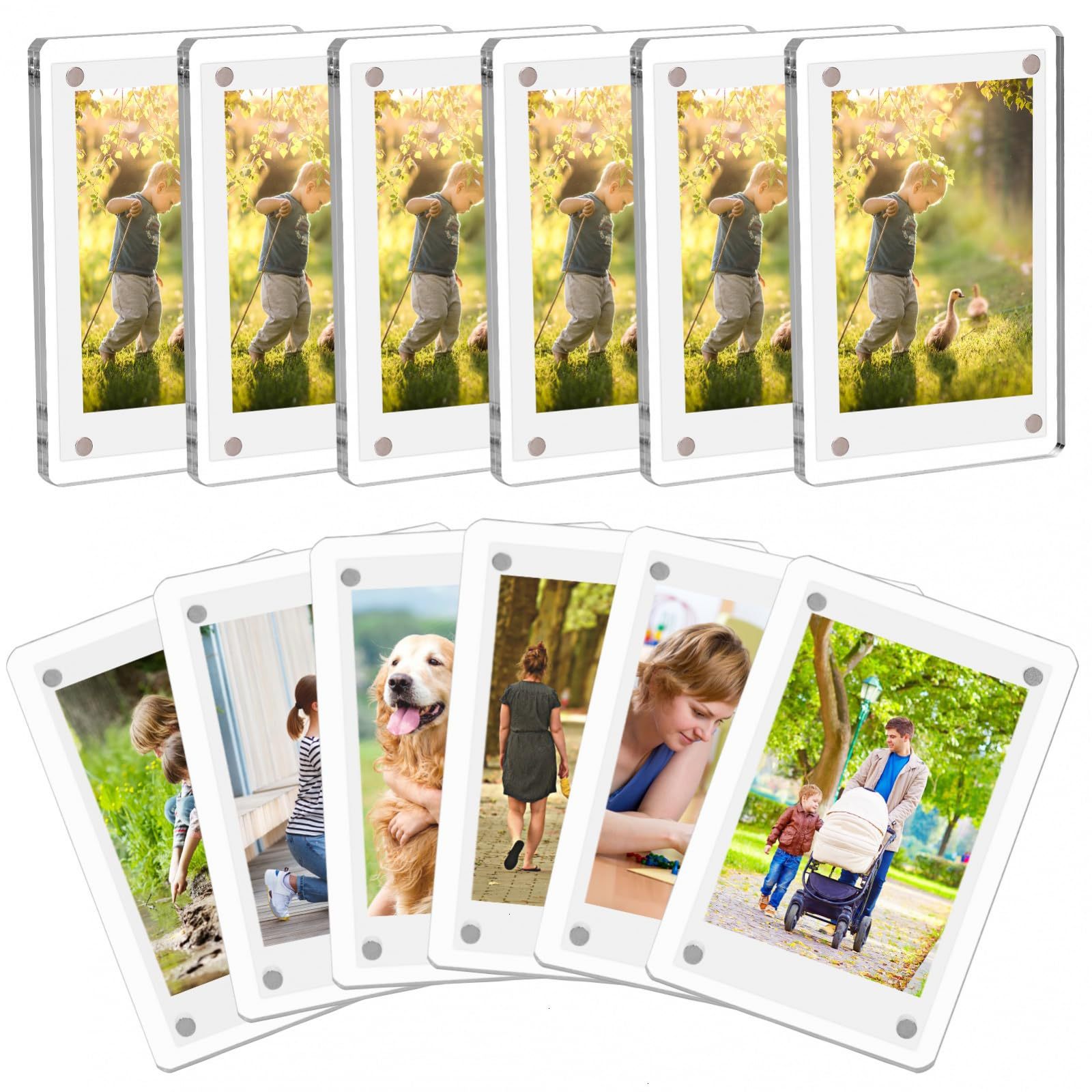1-10 Pack 3 Inch Acrylic Fridg - đánh giá và giá Instant Film Pack