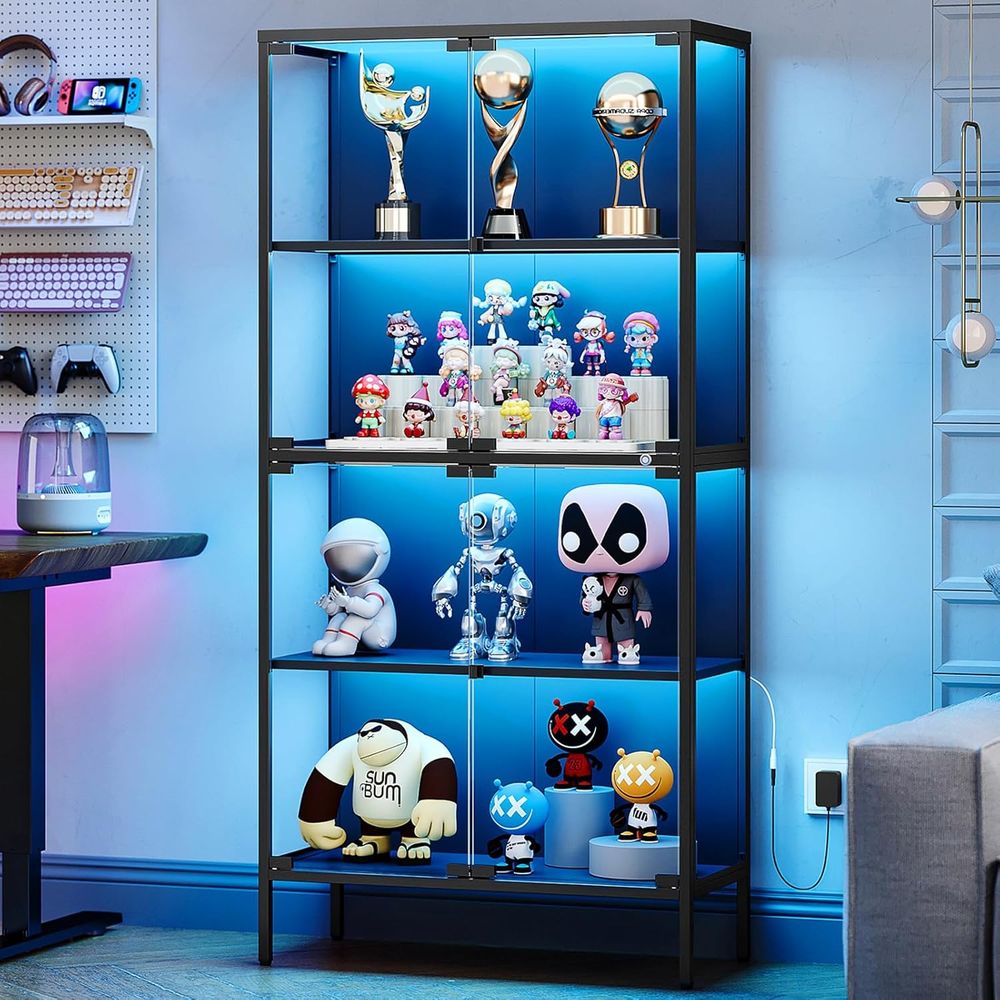 65 LED-Illuminated Glass Displ - đánh giá và giá Collectible & Vintage Dolls For Wedding