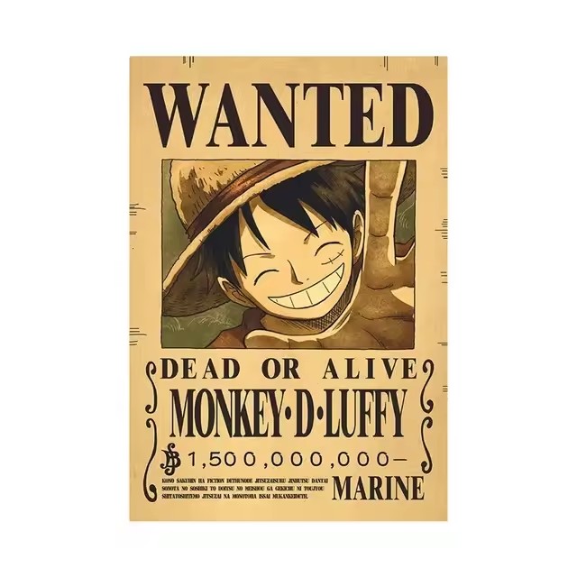 Anime One Piece Bounty Wanted  - đánh giá và giá Vintage Collectible Figures