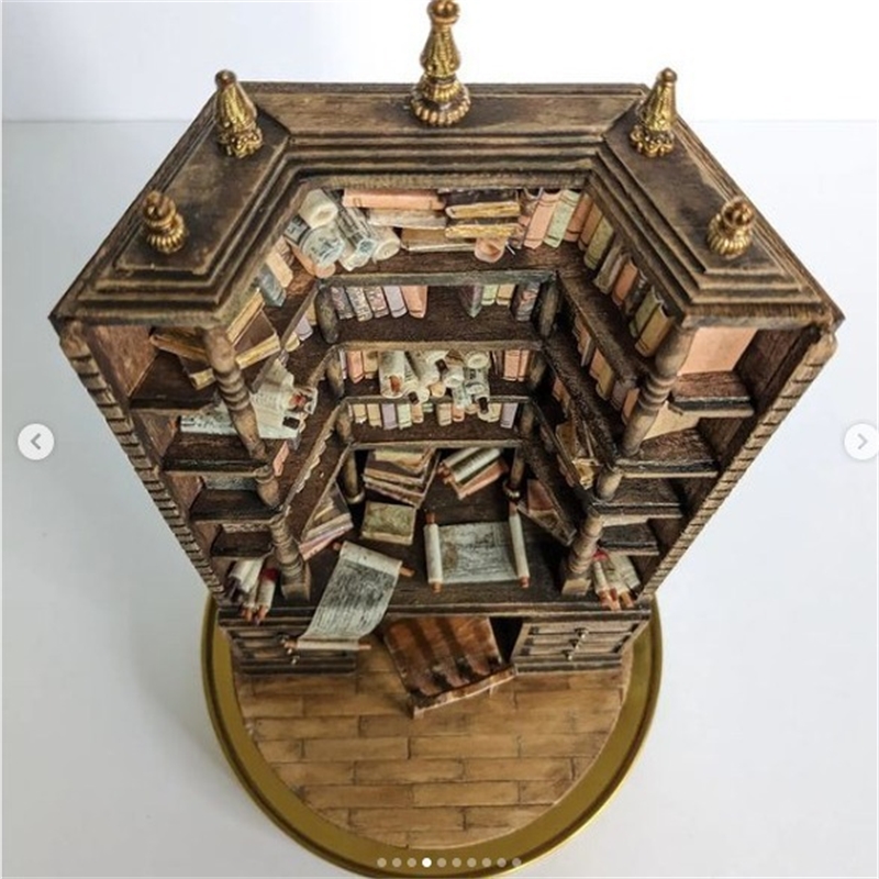 Miniature Bookcase Bookshelf D - đánh giá và giá Vintage And Collectible Books