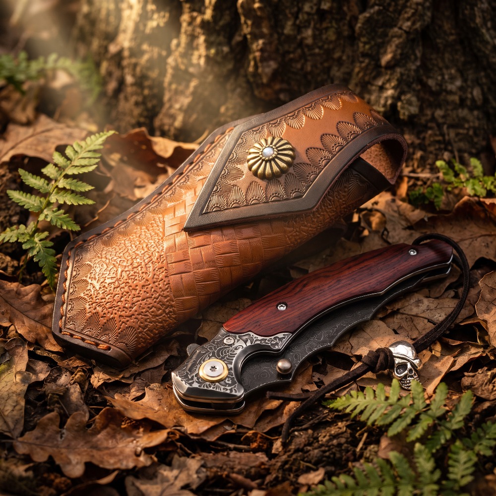 Vintage Engraved Foldable Knif - đánh giá và giá Vintage Collectible Pocket Knives
