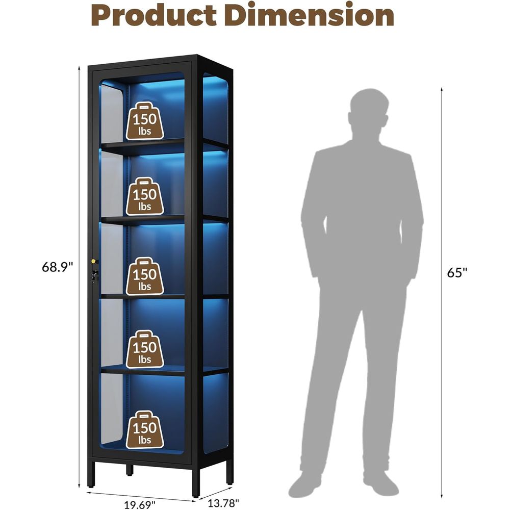 69 Glass Display Cabinet with  - đánh giá và giá Collectible & Vintage Dolls For Wedding