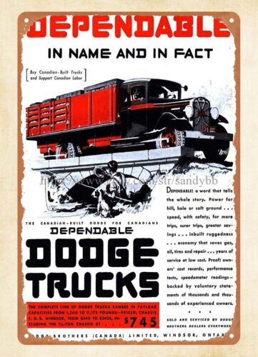 1931  trucks metal tin sign st - đánh giá và giá Vintage Collectibles Store